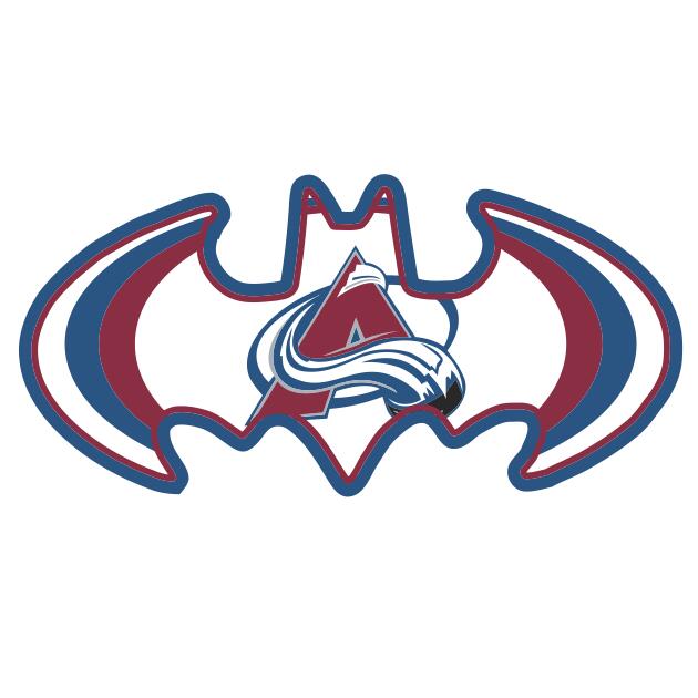 Colorado Avalanche Batman Logo DIY iron on transfer (heat transfer)